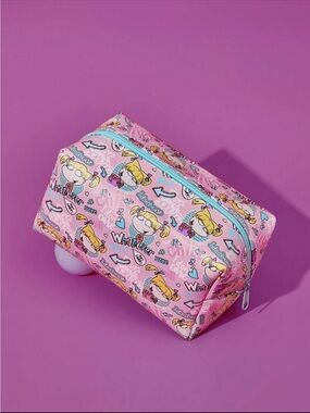 Pink Cartoon Print Cosmetic Bag Nickelodeon rugrats angelica